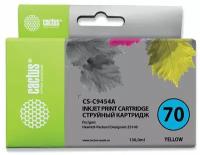 Картридж Cactus CS-C9454A №70 желтый