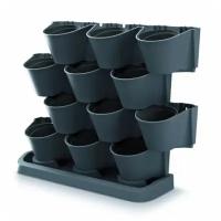 Горшок цветочный Prosperplast CASCADE GARDEN IO2W600S-S433, black