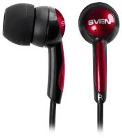 Наушники SVEN E-130 (SEB-130) (GD-1300), black/red