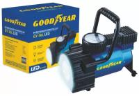 Воздушный компрессор Goodyear GY-30LD LED 30 л/мин с фонарём, со съемной ручкой, сумка для хранения - уцененный