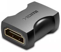 Переходник адаптер HDMI-HDMI 2.0 гнездо-гнездо Vention для соединения HDMI кабелей арт. AIRB0