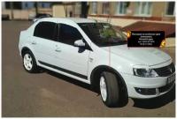 Накладки на колёсные арки Renault Logan 2010-2013