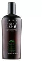 American Crew TEA TREE Шампунь/кондиционер/гель для душа 3в1 чайное дерево 250мл