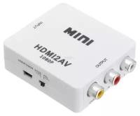 Адаптер переходник конвертер с HDMI на AV 1080P Onten OTN-7336 HDMI-3RCA белый