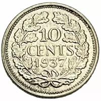 Нидерланды 10 центов 1937 г