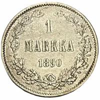 Российская империя, Финляндия 1 марка 1890 г. (L) (4)
