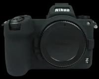 Силиконовый противоударный чехол MyPads Antiurto для фотоаппарата Nikon Z6 II/ Z7 II черный