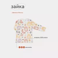 Футболка длинный рукав Топотушки "Зайка" 4985-86