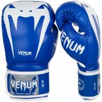 Перчатки боксерские Venum Giant 3.0 Blue/White Nappa Leather (16 oz)