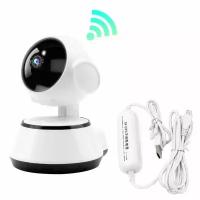 Беспроводная ip камера видеонаблюдения wifi 326 /камера для дома с обзором 360 ночной съемкой и датчиком движения