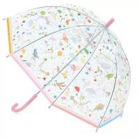 Зонт-трость DJECO, бесцветный, розовый