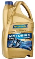 Моторное Масло Ravenol Motobike 4-T Ester Sae 10W-40 (4Л) New Ravenol арт. 1172112-004-01-999