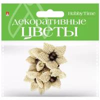 Декоративные цветы в связке, вид 3 (4 штуки)