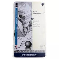 Staedtler набор карандашей чернографитных Mars Lumograph 12 штук (100 G12)