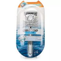 Многоразовый бритвенный станок Wilkinson Sword Quattro Titanium