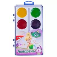 LORI Акварельные краски Феи Disney без кисти (Акд-003), 8 цв