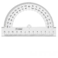 СТАММ Транспортир 180° 12 см (ТР32), прозрачный