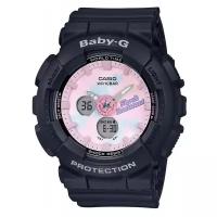 Наручные часы CASIO Baby-G BA-120T-1A, розовый, черный