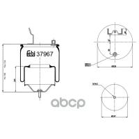 Воздушная Подушка (Опора Пневматическая) Febi арт. '37967