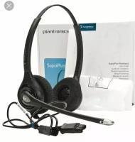 Проводная гарнитура "Plantronics HW261" черного цвета