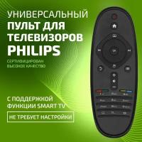 Пульт для телевизора Philips универсальный овальный / не требует настройки