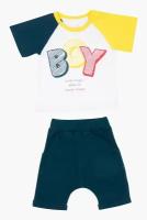 Комплект одежды для новорожденных LITTLE WORLD OF ALENA белый, желтый, размер 80