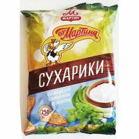 Сухарики "От Мартина" сметана-зелень.250гр. 2 пачки