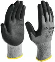 ЗУБР точная работа, L, тонкое покрытие для точных работ, перчатки с полиуретановым покрытием, Профессионал (11275-L)