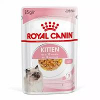 Влажный корм Royal Canin Kitten Instinctive пауч для котят (кусочки в желе) Мясо