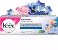 Крем для депиляций VEET silky fresh длительная гладкость, нежная кожа