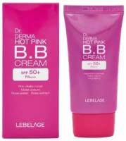 Lebelage BB-крем увлажняющий с экстрактом розы / Dr. Derma Hot Pink BB Cream Spf 50+ Pa+++, 30 мл