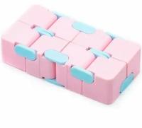 Головоломка Бесконечный Куб Антистресс / Infinity Fidget Cube (розовый)