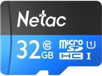 Карта памяти Transflash (MicroSDHC) Card_ 32 GB Class 10 Netac NT02P500STN-032G-S P500 без адаптера