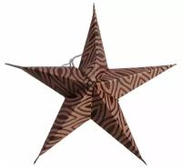 Набор бумажных звёзд "Цветовой нюанс", коричневые, 18 см (упаковка 5 шт.), Koopman International