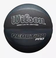 Баскетбольный мяч Wilson REACTION PRO Comp разм.7 (Композитная кожа, Wilson, 7, Черно-синий) 7