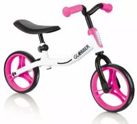 Беговел GLOBBER Go Bike белый/розовый