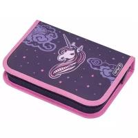 Herlitz Пенал Unicorn Night (50014330), фиолетовый/розовый