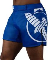 Шорты Hayabusa Icon Mid-Length Fight Shorts Blue/White (S)