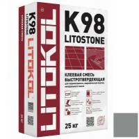 Клей для плитки и камня Litokol Litostone K98 серый 25 кг