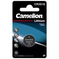 Батарейка литиевая Camelion Lithium таблетка 3V упаковка 1 шт. CR2016-BP1 CHAMELEON 3068