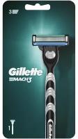 Бритва Gillette Mach3 с 1 сменной кассетой, 1 шт