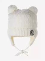 Вязаная шапка для малышей HUPPA REMY, белый 00020, размер S