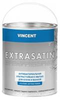 Краска акриловая VINCENT Extrasatin полуглянцевая белый 2.25 л 2.25 кг