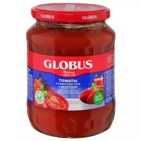 Томаты Globus в томатном соке с базиликом 680 г