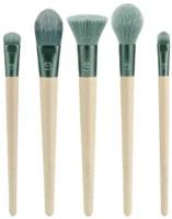 Набор кистей для макияжа EcoTools Elements Super-Natural Face Kit, 5 шт. Новинка