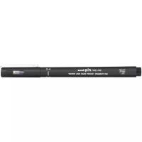 Uni Mitsubishi Pencil Ручка линер Fine Line 04, черный цвет чернил, 1 шт