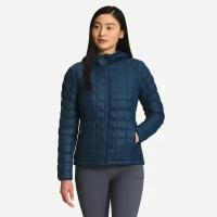 The North Face Куртка ThermoBall Eco Hoodie 2.0 Wm, L, shady blue