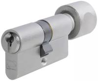 Цилиндр DOORLOCK DL Standard Z30xK30 мм PN матовый никель с поворотной кнопкой, 3 ключа 72036 16167277