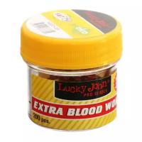 Насадки искусственные съедобные LJ Pro Series EXTRA BLOOD WORM мотыль 200шт