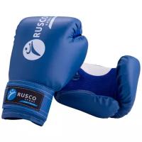 Перчатки боксерские RuscoSport синий 6 oz (унций)